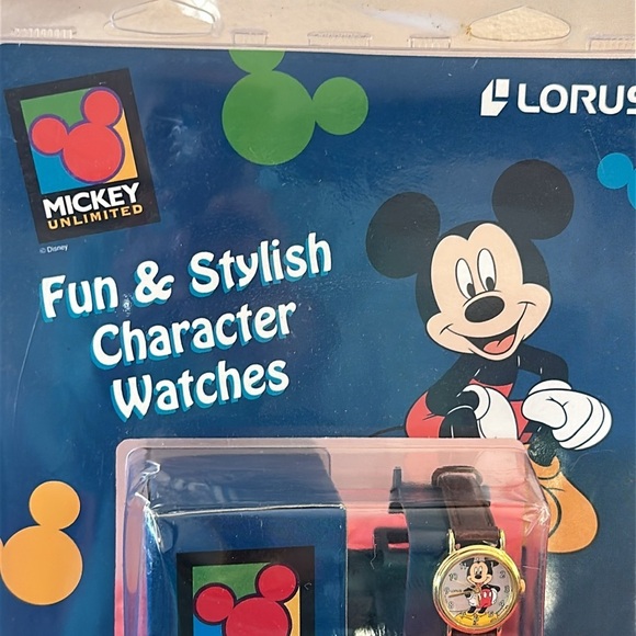 New in Package Vintage Lorus Disney Mickey Mouse Character Watch main image 4